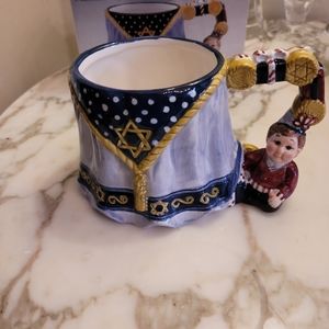 Chanukah Lights Whimsical Mug